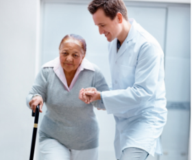 Assisting female elder